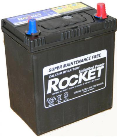 Rocket SMF42B19L indtakkumultor, 12V 40Ah340AJ+, japn